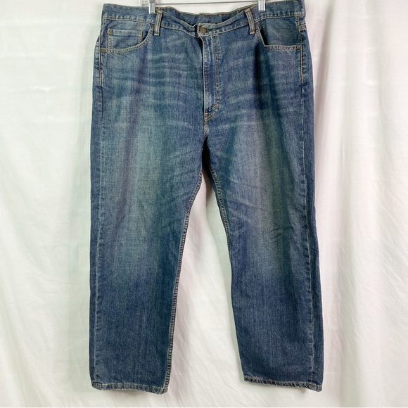 Levi’s 550 Relaxed Fit Straight Leg Blue Jeans 44 x 29 - Picture 1 of 6